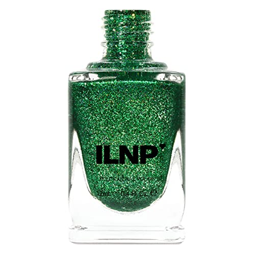Image of ILNP Lucky One - Pine Green Holographic Nail Polish