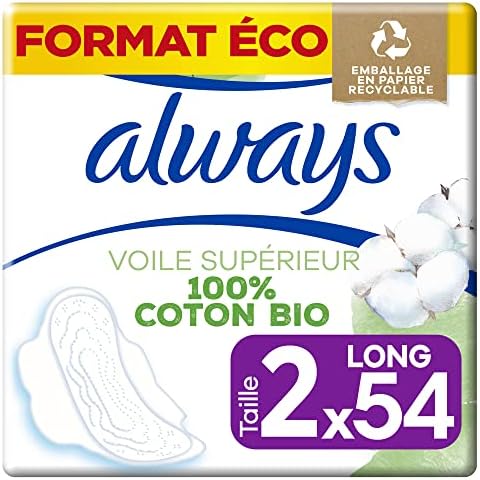 Always Cotton Protection Serviettes Hygiéniques Cover