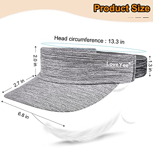 Loveyee Sports Sun Visor Hats For Women And Men,2Pcs Tennis Visor For Women Hiking #TOP2