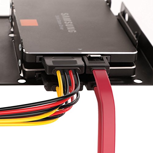 Inateck SSD Mounting Bracket 2.5 to 3.5 with SATA Cable and Power Splitter Cable, ST1002S - Thumbnail 4