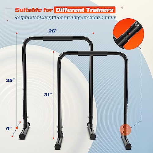 Sportsroyals Dip Bar,Adjustable Parallel Bars For Home Workout,Dip Station With 300Lbs Loading Capacity #TOP2