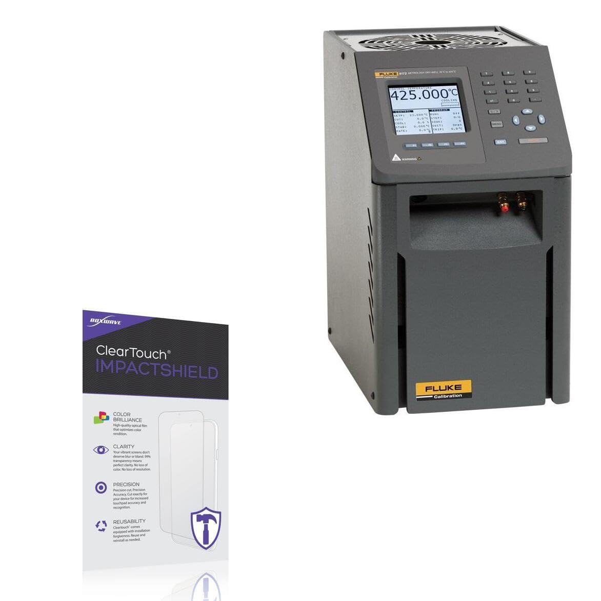 BoxWave Screen Protector Compatible with Fluke Calibration 9171 - ClearTouch ImpactShield (2-Pack), Impenetrable Screen Protector Flexible Film