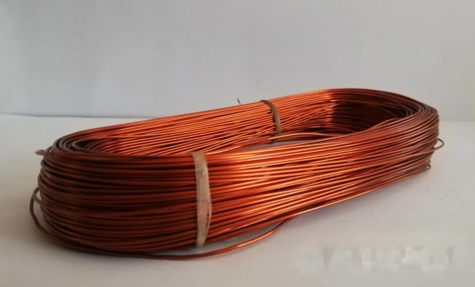 Hilo de cobre esmaltado, bobina de 100 metros, diámetro de 0,20 a 1,00, doble esmalte clase 210° (0,20)