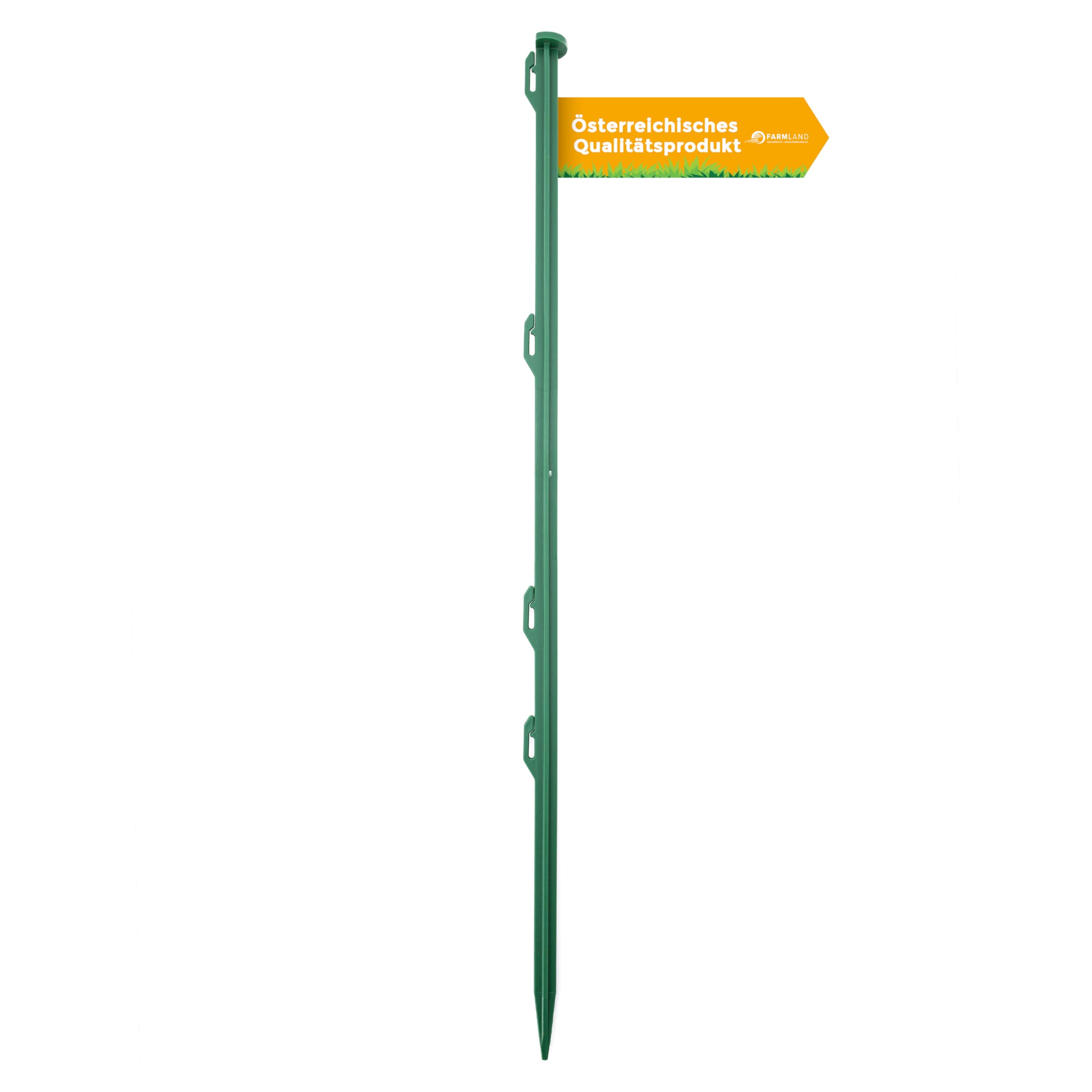 Farmland Herkules Lot de 10 piquets de clôture intelligents en plastique robuste pour le jardin 75 cm pour protéger contre les prédateurs