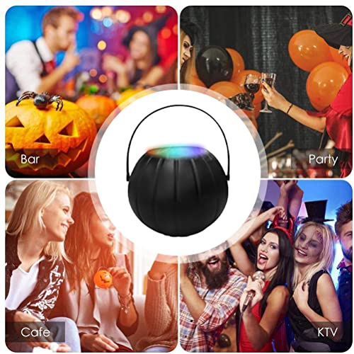 Fog Maker Halloween Halloween Witch Cauldron Fog Machine Fog Maker LED Mist Maker Spray Decoration for Halloween Party (A) miniatura 7