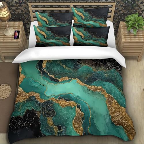 Parure de lit hypoallergique en microfibre super douce avec fermeture eclair 135x200