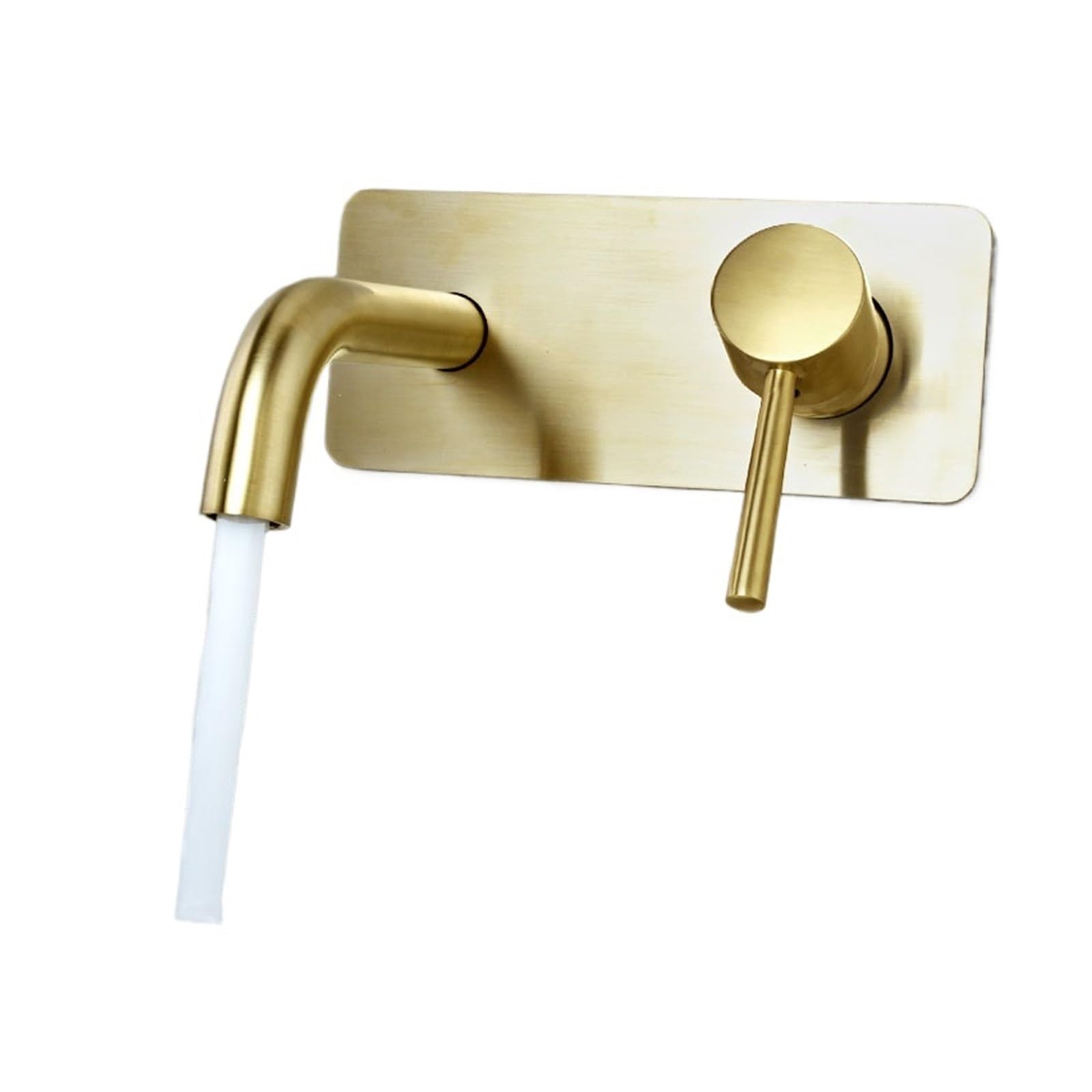 Grifo de lavabo empotrado de latón oculto para baño con diseño monomando premium