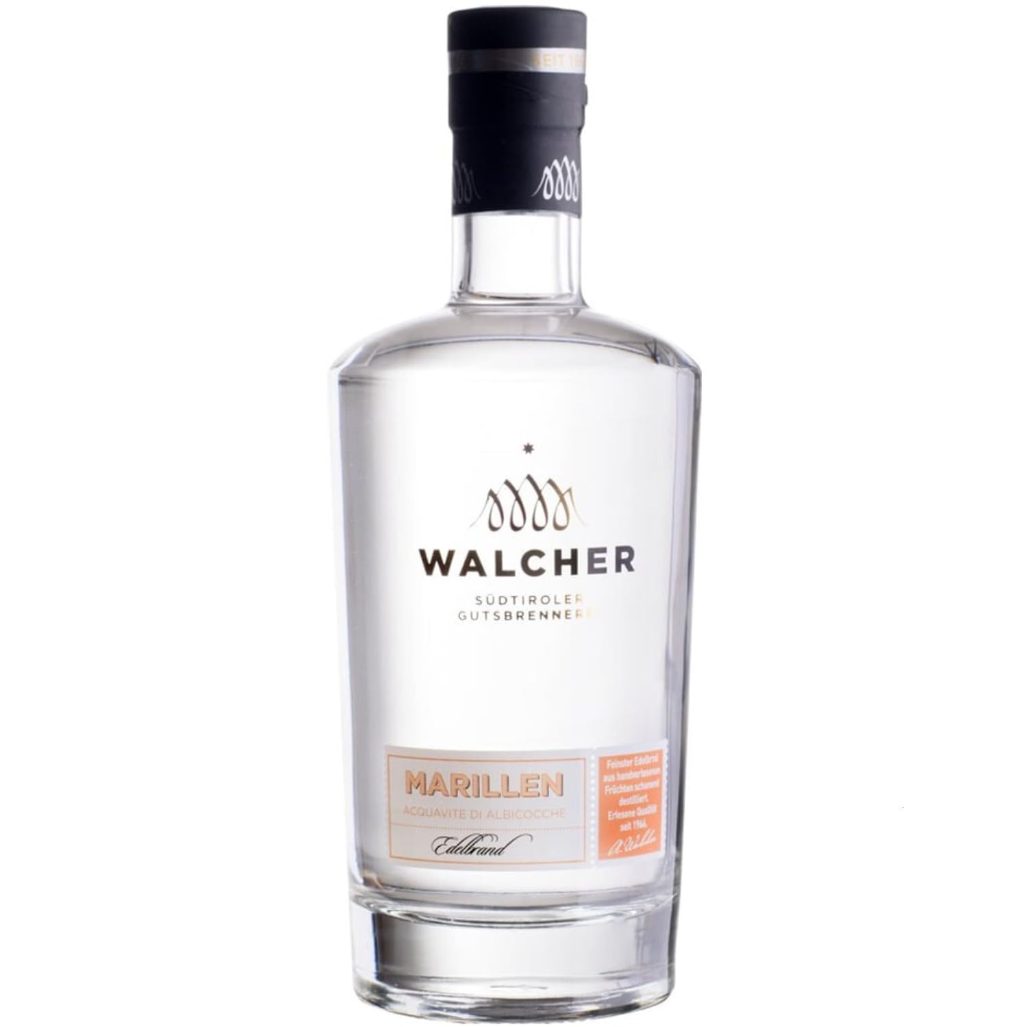 Walcher Marille Exclusiv Edelbrand süß Südtirol Italien inkl. FeinWert E-Book (1 x 0,7l)