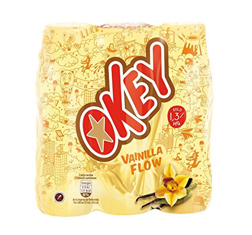 Okey Batido Vainilla - Paquete de 3 x 188 ml - Total: 564 ml