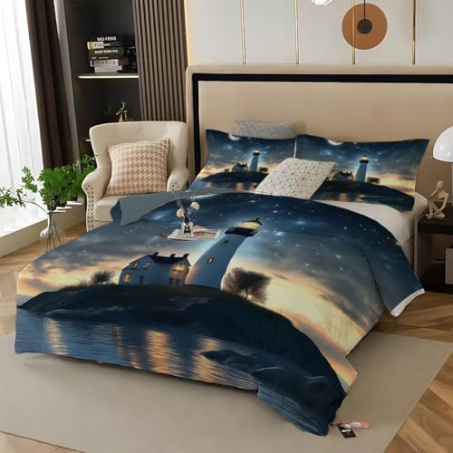 Housse de couette phare en microfibre respirante avec fermeture éclair - 3