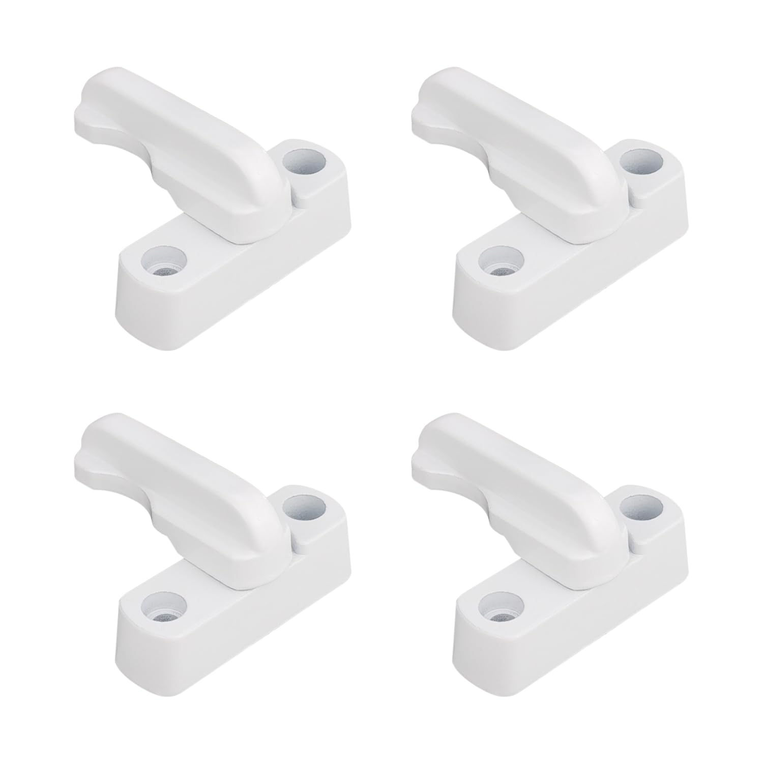 Mxghwg White 4 Sets Of Door And Window Locks, Invisible Protective Devices, Easy Installation Of Anti-Theft Locks, Suitable For Home Protection.