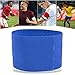 HERCHR Set of 4 Football Elastic Armband, Sports Captains Band Non Smooth for Basketball Football (Blue)