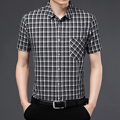 Chemise de plage homme coton anti transpiration vêtement été frais H3TF5J