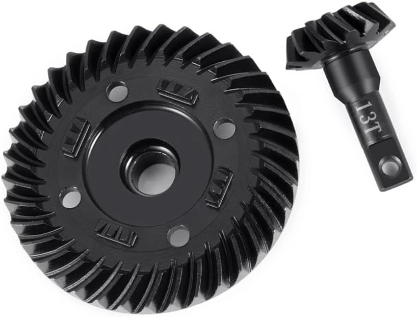 13T 37T Front/Rear Diff Transmission Diiferential Pinion Gear Fit For Traxxas Maxx Slash 6S 1/8 RC Car Buggy Truck Parts(Front and Rear)