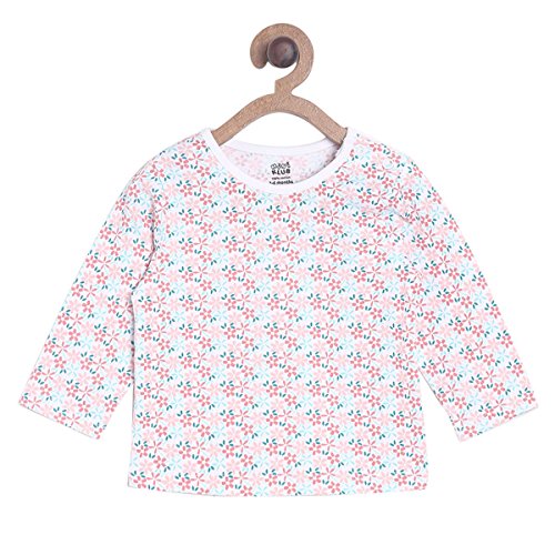 Image of miniklub Girls Pack of 3 Printed Pure Cotton Tops