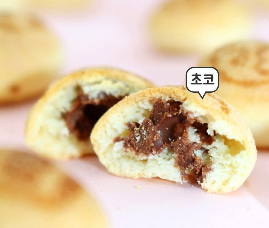 Miniatura 4 de LOTTE - Bocadillo de galletas Kancho Choco de 1.90 oz, paquete de 2  Galletas rellenas de chocolate coreano, aperitivo dulce crujiente para niños y