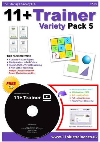 11 Plus Trainer: Variety pack 5, v. 1 : Amazon.in: Books