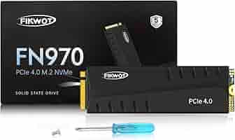 内蔵型SSD FIKWOT FN970 2TB PCIe 4.0 M.2 NVMe SSD Fikwot FN970 M.2 2280 SSD PCIe Gen4 x4