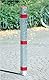 urbanus AS-125 Sperrpfosten STA Silber kippbar,z.Aufdübeln