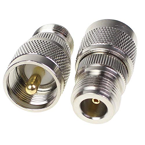 Adaptador exgoofit N hembra a PL259 macho 3 unidades miniatura 3