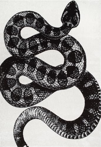 Tapete decorativo nuLOOM 5x8 Thomas Paul Serpent miniatura 3