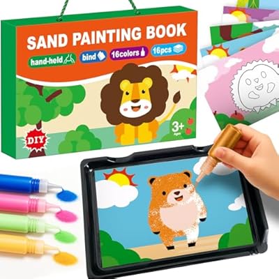 KwestSync Sand Art Kits for Kids - DIY 16 Anima...
