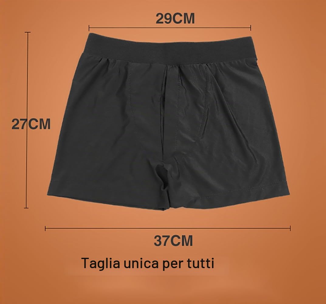 Harness Strap-On Convertibile per Donne e Uomini – Boxer in Cotone con Inserto in Silicone per Esperienze Lesbiche e Gay