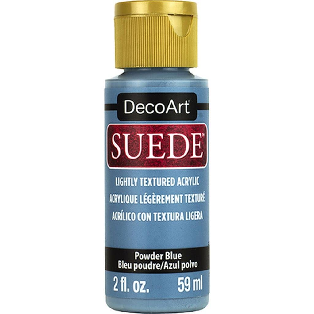 Decoart Powder Blue Deco Art Suede Paint 2Oz Blu, One Size