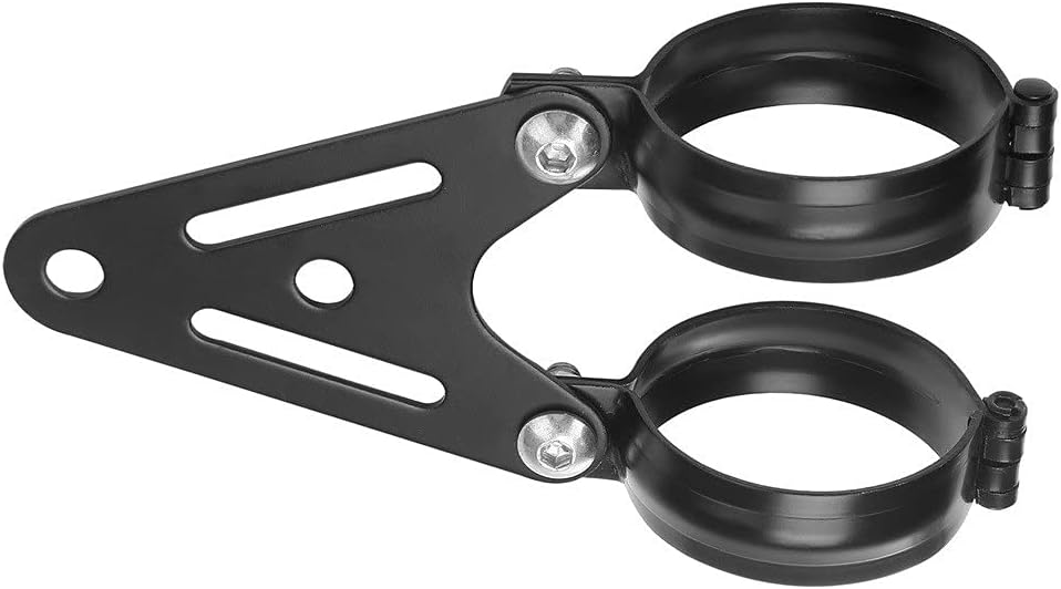 32-41MM Fork Motorcycle Headlight Mount Bracket Head Lamp Turn Signal Lights Clamp Holder Aluminum Universal for BMW for Yamaha DKEKE (Color : Black 32-41mm)