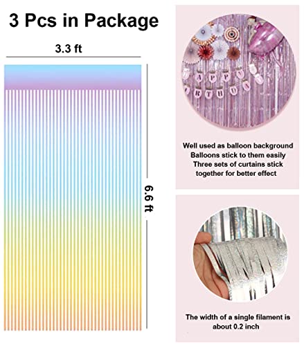 Serpentins à franges rose 3x | Solution déco rapide pour mur décoloré - 7
