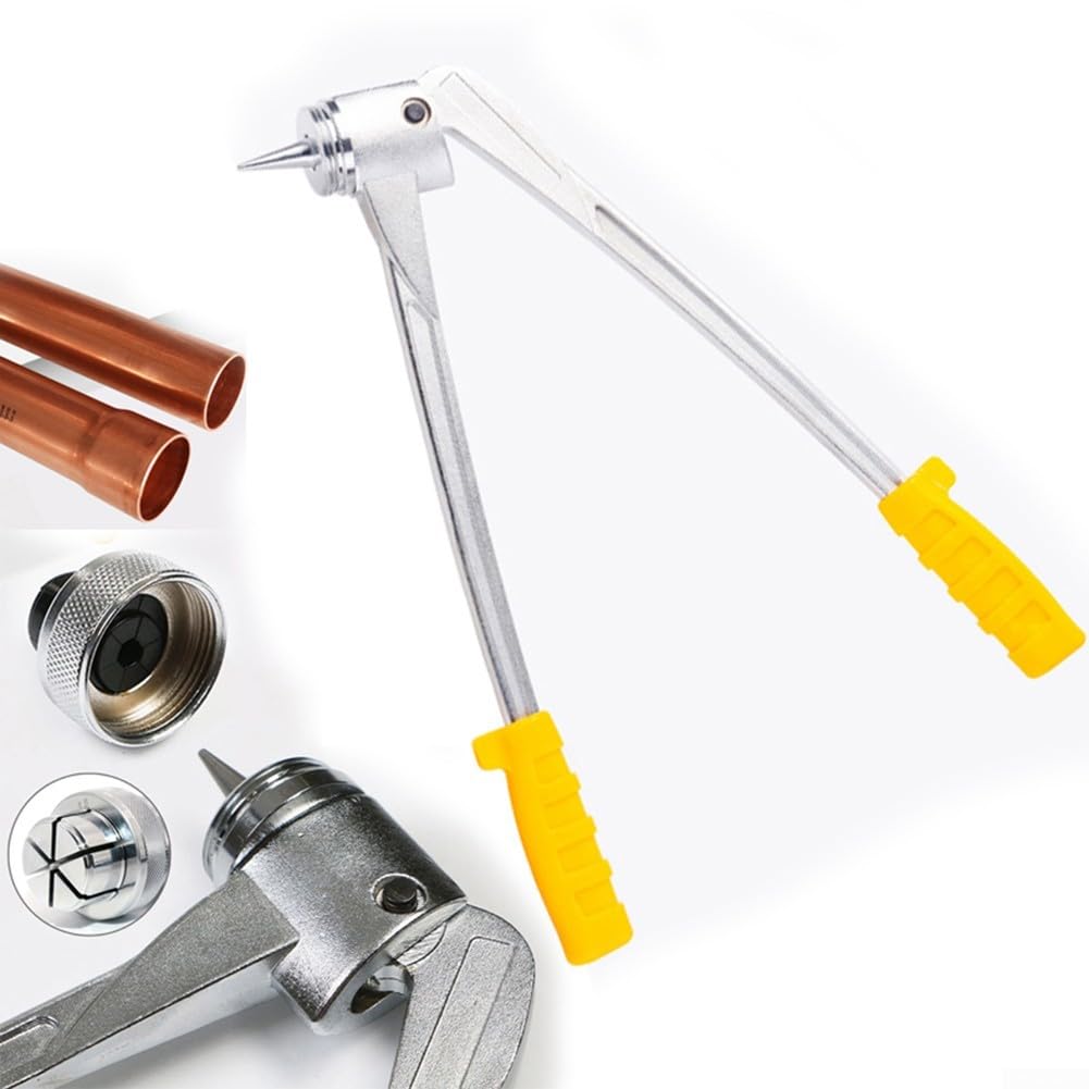 Expansor de tubo de tubo manual de 10-42 mm, expansor de cobre de aire acondicionado de fontanería CT-100, herramienta de expansión de tubo para instalación de tuberías de cobre de refrigeración HVAC
