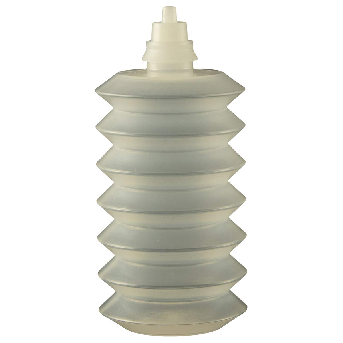 Jensen Global JG2.0AC-100 2 oz Accordion Bottle and Luer Lock Insert Kit Bag of 100