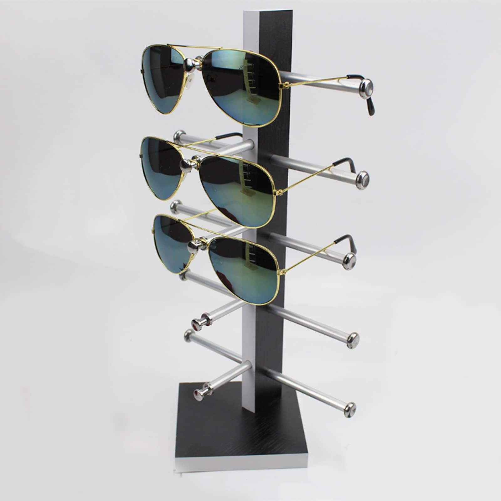 Brillenhalte 5-Paar-Sonnenbrille-Display-Stand-Sonnenbrille-Rack-Brillen-Stand-Tabletop-Retail-Eyewear-Speicher-Schmuck-Rack Brillenständer (Color : 1)