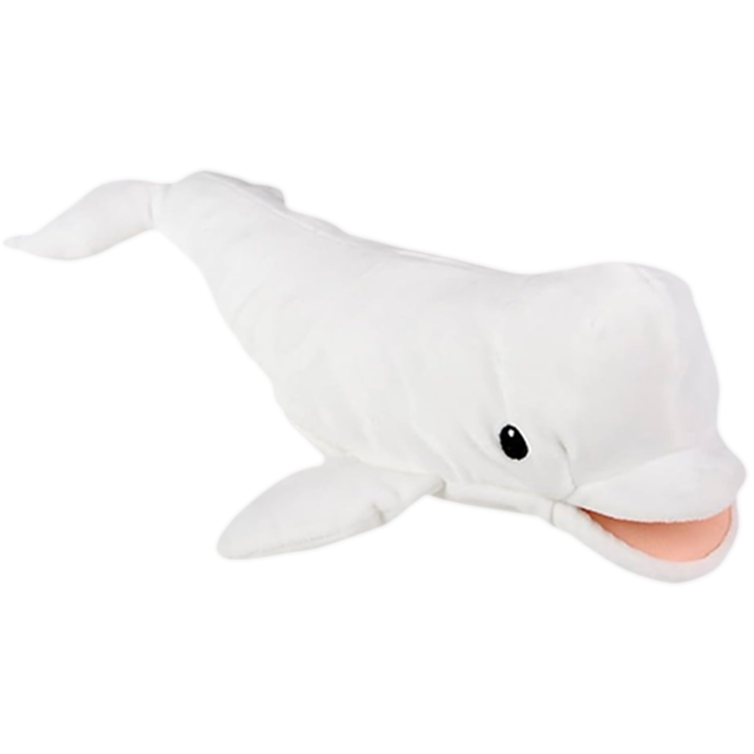 15” Animal Hand Puppets for Kids – Forest & Twelfth Hand Puppets to Spark Imaginations & Encourage Creative Play, Fun Animal Puppets for Kids Ages 0+ (Beluga Whale)