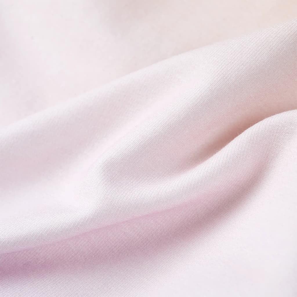 Felpa con cappuccio per bambini, colore bianco, ragazza, con cappuccio, in cotone, elastan, a maniche lunghe, con orlo elastico, per 3-4 anni