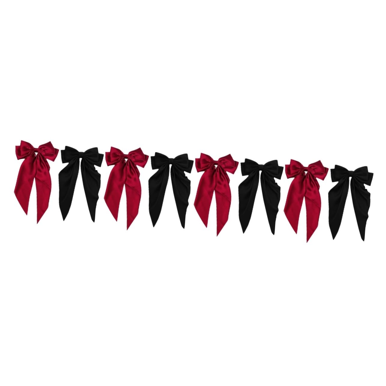 Healeved 8piezas De Pelo Para Mujer Lazo Grande Accesorios De Cabello Para Niñas y Burdeos Clips Resistentes y Elegantes Para Fiestas y Eventos
