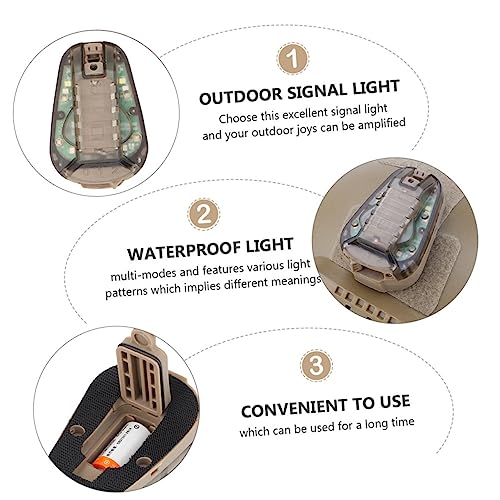 Yardwe 1Pc Capacete Joaninha Luzes Luzes De Sinalização Náilon À Prova Dwaterproof Água Luz Moda