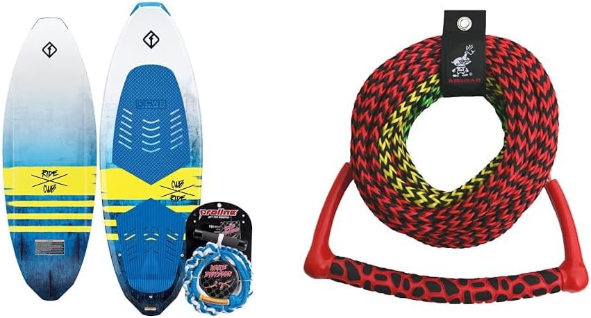 RIDE WAKESURF BOARD Wakesurf Board + Water Ski Rope 3 Section With Rope Package