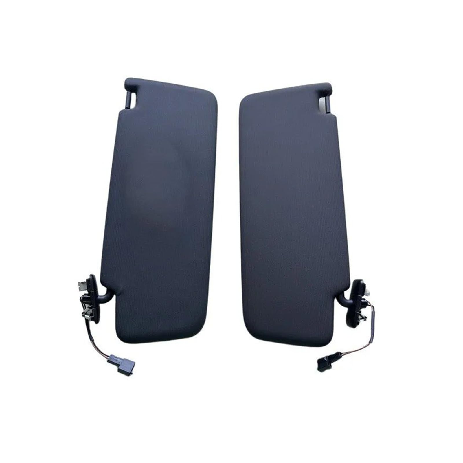 Pare-Soleil Côté Visière Voiture pour VW pour Golf 7 pour Jetta MK7 pour T-Cross pour Passat pour E-Golf pour T-Roc 5GG857551 Panneau Pare-Soleil Avant Voiture avec Miroir Maquillage(Le Noir,1 Paire)