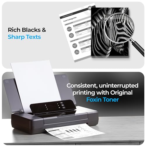 Image of FOXIN FTC 925 Black Laser Toner Cartridge for HP & CANON Printers - Canon LBP 6030W, 6030B, 6000, 6000B, 6020, 6020B, 6018B, MF3010 | HP P1102, P1102w, M1132 MFP, M1212nf, M1214nfh, M1217nfw, M1218nfs