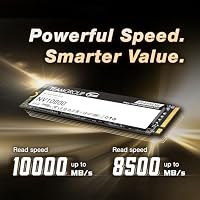 TEAMGROUP NV10000 2TB SLC Cache NVMe PCIe 5.0 Gen5x4 M.2 2280 Laptop Desktop SSD Lese-/Schreibgeschwindigkeit bis zu 10.000/8500MB/s TM8FGP002T0C101 – Ansicht 3