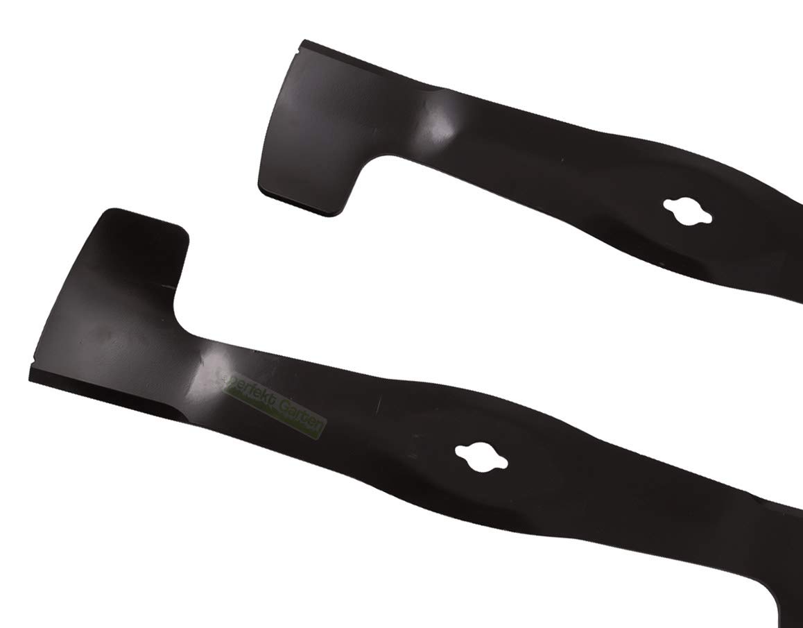 2X 55 cm Rasenmähermesser kompatibel mit John Deere LTR155 LTR166 LTR180 / AM131560 M145243 M145245