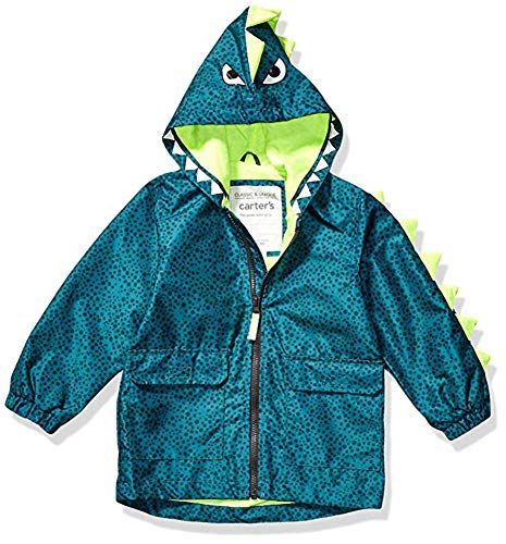 Carter's Boys' Critter Rainslicker Lightweight Rain Jacket Raincoat