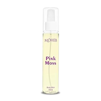 Moheb Pink Moss-Body Mist with Floral, Citrus, Vanilla and Musk fragrance for Women, 30ml