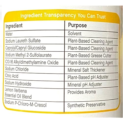 Image of Nature's Promise Liquid Dish Soap Lemon Verbena - 24 Fl Oz
