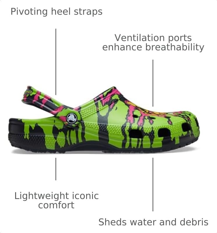 Image of Crocs Unisex-Adult The Party Animals and Savannah Bananas Classic Clogs