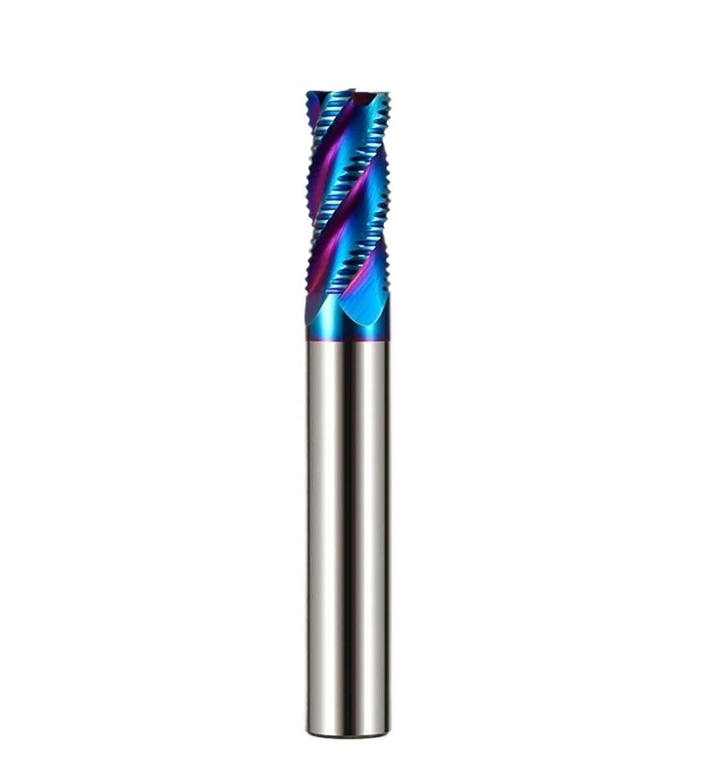 1 Pieza HRC65 4 Flauta Carburo Sólido Desbaste Extremo Fresa Vástago CNC Broca Enrutadora for Mecanizado De Metal(10.0X40X10DX100L)
