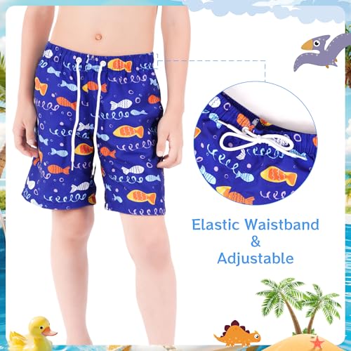 Image of Boys Swim Trunks Toddler Swim Shorts Boys Bathing Suit Kids Swimsuit-Quick Dry,for 3-12 Years