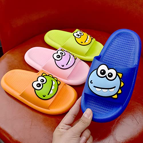 Boys Girls Toddler Little Kid Cloud Slides Sandals Cartoon Quick Drying Slippers House Bathroom (Pink, 3.5 Big Kids)2