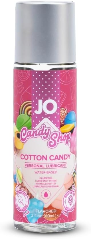 Jo Candy Shop Water Based Flavored Lubricant Cotton Candy 2 Ounce Bottle